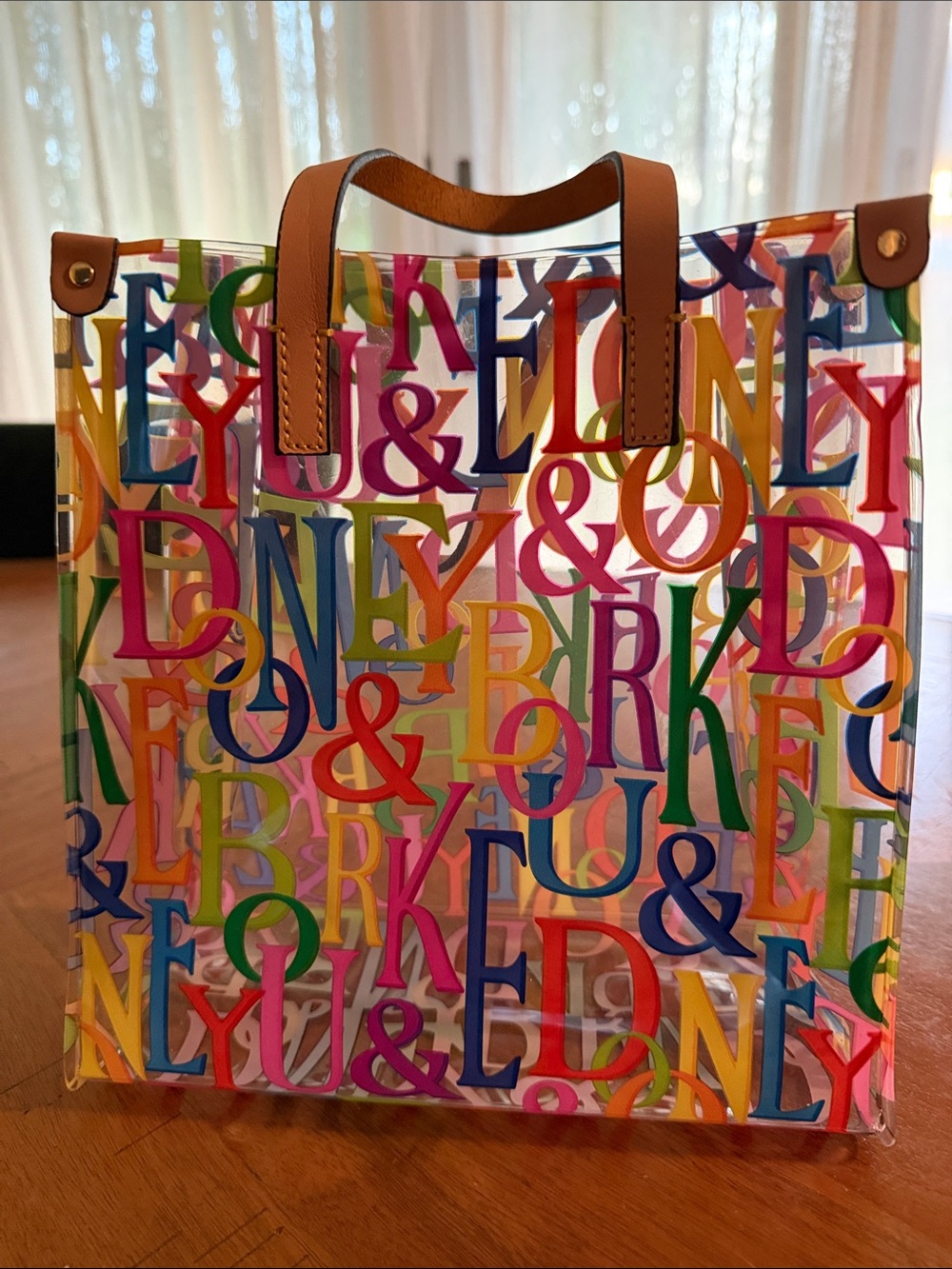 Dooney & Bourke Multicolor Printed Tote Bag - Picture 9 of 9